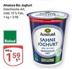 Aktuelle Joghurt Angebote bei GLOBUS in Mannheim Aktuelles Bio Joghurt Angebot bei GLOBUS in Mannheim ab 1,59 €