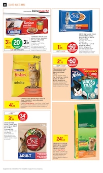Promotion Croquettes Chat dans le prospectus Intermarché Super, valable du 19/05/2026 au 31/05/2026 Promo Croquettes Chat dans le catalogue Intermarché Super du moment à la page 32