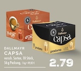 Capsa Crema d'Oro Angebote von Dallmayr bei EDEKA Dinslaken für 2,79 €
