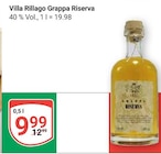 Grappa Riserva im Angebot bei GLOBUS in Erftstadt Grappa Riserva Angebote von Villa Rillago bei GLOBUS Erftstadt für 9,99 €
