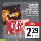 Aktuelles Mini KitKat, Lion oder Smarties Angebot bei EDEKA in Leipzig ab 2,29 €