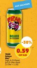 Trabi Deluxe Bier für 0,59 € bei Penny-Markt im Angebot Trabi Deluxe Bier im aktuellen Penny-Markt Prospekt