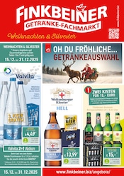 Aktueller Finkbeiner Getränkemärkte Prospekt in Bermatingen und Umgebung, "Weihnachten & Silvester" mit 10 Seiten, 15.12.2025 - 31.12.2025