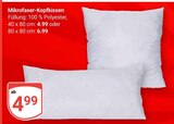 Aktuelle Kissen Angebote bei GLOBUS in Koblenz Aktuelles Mikrofaser-Kopfkissen Angebot bei GLOBUS in Koblenz ab 4,99 €