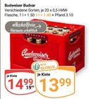 Budweiser Budvar im Angebot bei GLOBUS in Krefeld Budweiser Budvar Angebote bei GLOBUS Krefeld für 13,99 €