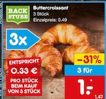 Buttercroissant bei Netto Marken-Discount im Prospekt "" für 1,00 €