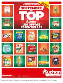 Prospectus Auchan Supermarché de la semaine "SEPTEMBRE AU TOP" avec 1 pages, valide du 24/09/2024 au 06/10/2024 pour Paris et alentours