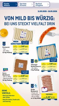Bratwurst im METRO Prospekt "Wochenangebote" mit 51 Seiten (Kiel)