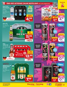 Becks im Netto Marken-Discount Prospekt "Aktuelle Angebote" mit 58 Seiten (Reutlingen)