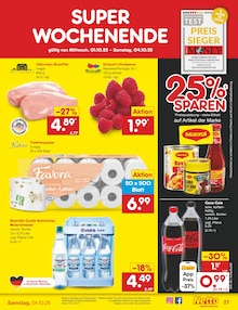 Cola im Netto Marken-Discount Prospekt "Aktuelle Angebote" mit 62 Seiten (Willich)