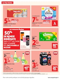 Prix et réduction Pepsi dans le prospectus Auchan Hypermarché en cours Offre Pepsi dans le catalogue Auchan Hypermarché du moment à la page 4