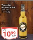 Original Eierlikör im Angebot bei GLOBUS in Plauen Original Eierlikör Angebote von Verpoorten bei GLOBUS Plauen für 10,99 €