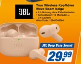 True Wireless Kopfhörer Wave Beam beige bei expert im Annaberg-Buchholz Prospekt für 29,99 €