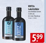 KRITZe Lakritzlikör im Angebot bei famila Nordost in Falkensee KRITZe Lakritzlikör Angebote bei famila Nordost Falkensee für 5,99 €