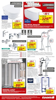 Grohe Angebot im aktuellen toom Baumarkt Prospekt auf Seite 13