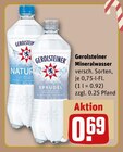 Mineralwasser Angebote von Gerolsteiner bei REWE Sulzbach-Rosenberg für 0,69 €