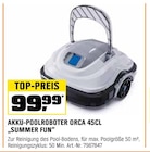 Akku-Poolroboter Orca 45CL Angebote von Summer fun bei OBI Pirna für 99,99 €