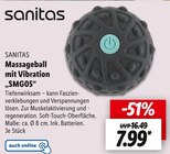 Massageball mit Vibration „SMG05“ Angebot im Lidl Prospekt für 7,99 €