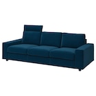 Aktuelles 3er-Sofa mit Nackenkissen mit breiten Armlehnen/Djuparp dunkel grünblau mit Nackenkissen mit breiten Armlehnen/Djuparp dunkel grünblau Angebot bei IKEA in Bonn ab 849,00 €