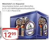 Aktuelle Bier Angebote bei GLOBUS in Salzgitter Aktuelles Mönchshof Angebot bei GLOBUS in Salzgitter ab 12,99 €