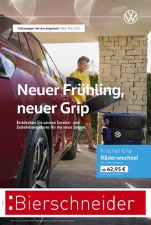 Aktueller Volkswagen Prospekt "Neuer Frühling, neuer Grip" Seite 1 von 1 Seiten