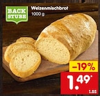 Aktuelles Weizenmischbrot Angebot bei Netto Marken-Discount in Ulm ab 1,49 €
