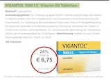 VIGANTOL 1000 I.E. Vitamin D3 Tabletten 1 bei LINDA im Sandhausen Prospekt für 6,75 €