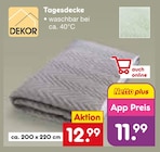 Aktuelles Tagesdecke Angebot bei Netto Marken-Discount in Wiesbaden ab 11,99 €