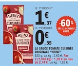 La sauce tomate cuisinée originale - HEINZ dans le catalogue E.Leclerc