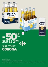 Prix et réduction Corona dans le prospectus Carrefour Proximité en cours Offre Corona dans le catalogue Carrefour Proximité du moment à la page 28