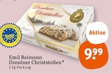 Dresdner Christstollen Angebote von Emil Reimann bei tegut Schwäbisch Gmünd für 9,99 €