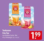Frio Tee Pfirsich-Maracuja Angebote von Teekanne bei famila Nordost Falkensee für 1,99 €