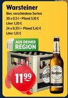 Aktuelles Warsteiner Bier Angebot bei Getränke Hoffmann in Gladbeck ab 11,99 €