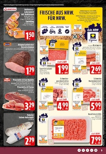 Schweinefleisch im EDEKA Prospekt "Aktuelle Angebote" mit 24 Seiten (Osnabrück)