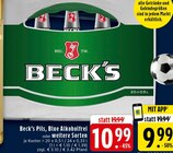 Aktuelle Becks Angebote bei EDEKA in Oberhausen Aktuelles Pils, Blue Alkoholfrei Angebot bei EDEKA in Oberhausen ab 9,99 €