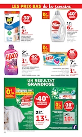 Promos Lessive dans le catalogue "Super U" de Super U Lessive en promo dans le catalogue Super U à la page 22