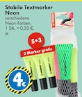 Textmarker Neon von Stabilo im aktuellen TEDi Prospekt für 4,00 €
