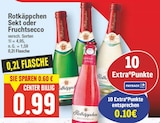 Sekt oder Fruchtsecco von Rotkäppchen im aktuellen E center Prospekt