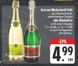 Sekt Alkoholhaltig im Angebot bei EDEKA in Freital Sekt Alkoholhaltig Angebote von Graf von Wackerbarth bei EDEKA Freital für 4,99 €