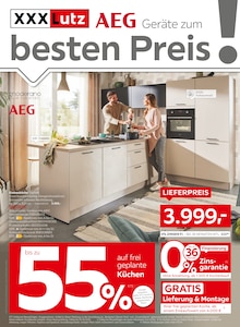 XXXLutz Möbelhäuser Prospekt AEG Geräte zum kleinen Preis! mit  Seiten in Osterwald und Umgebung