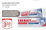 aktiv Zahncreme bei GLOBUS im Zweibrücken Prospekt für 3,33 €