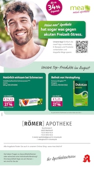 mea - meine apotheke Prospekt Unsere August-Angebote mit 4 Seiten