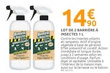 Lot de 2 barrière à insectes 1 l - Mr.Bricolage Lot de 2 barrière à insectes 1 l à 14,90 € dans le catalogue Mr.Bricolage