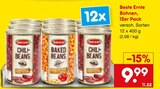 Bohnen, 12er Pack Angebote von Beste Ernte bei Netto Marken-Discount Hannover für 9,99 €