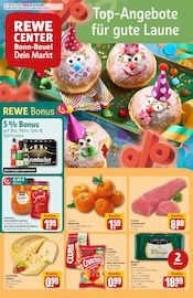 Aktueller REWE Prospekt mit Obst, "Dein Markt", Seite 1