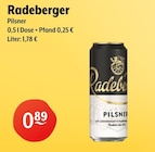 Pilsner im Angebot bei Getränke Hoffmann in Oranienburg Pilsner Angebote von Radeberger bei Getränke Hoffmann Oranienburg für 0,89 €