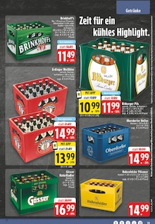 Bier im EDEKA Prospekt "Aktuelle Angebote" mit 28 Seiten (Lippstadt)