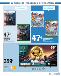 Offre Console PS5 dans le catalogue E.Leclerc du moment à la page 47