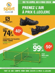 Chaussures Angebote im Prospekt "Sport : prenez l'air à prix E.Leclerc" von E.Leclerc auf Seite 1