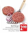 Beef-Burger bei EDEKA im Prospekt "" für 2,99 €